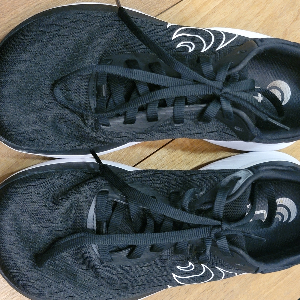 TOPO ATMOS Black Athletic Shoes with White Accents